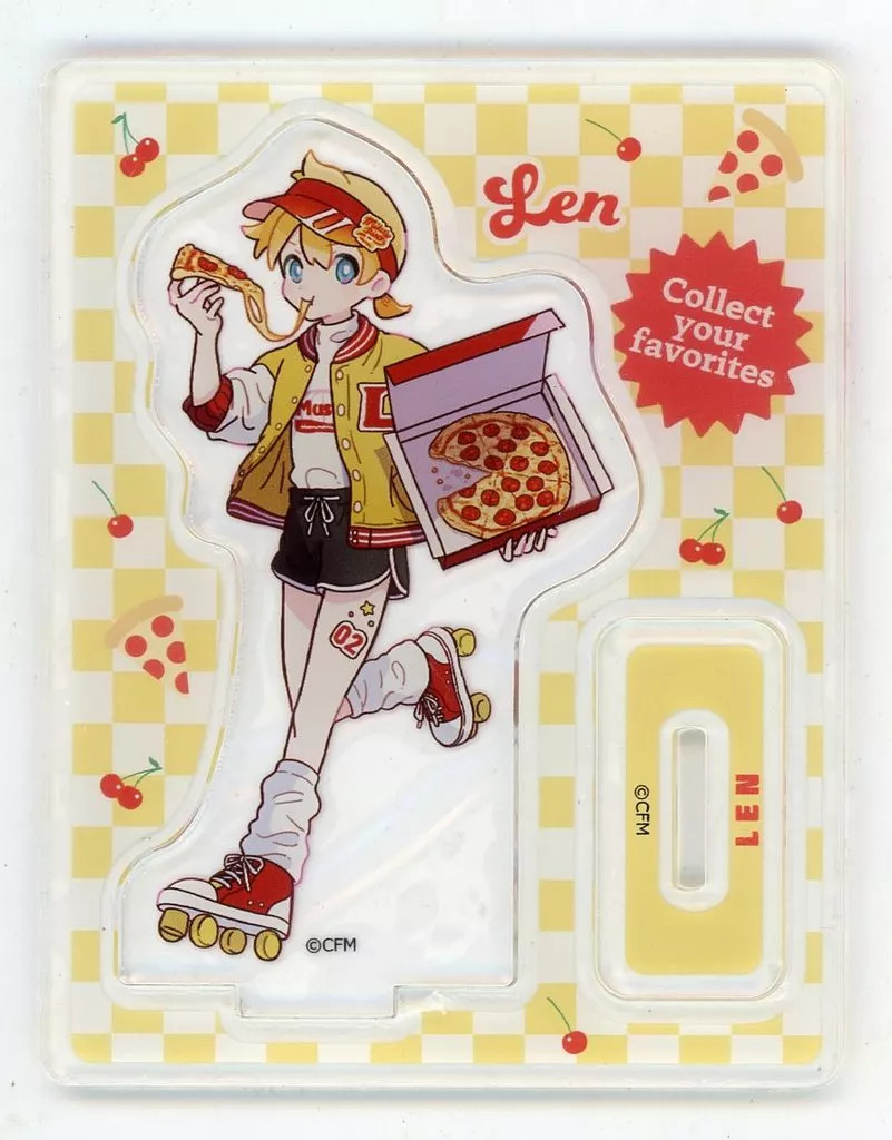 Kagamine Len VOCALOID Acrylic Stand Diner Pattern 11cm