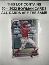 Ramirez, Alexander - 2022 Bowman Paper Prospect - 50 Card Lot - Card #BP-38
