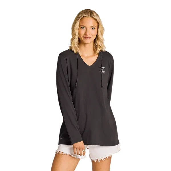 Life is Good. Women's Floral Folk Mandala Long Sleeve Crusher-LITE Hoodie
Opens in a new window or t