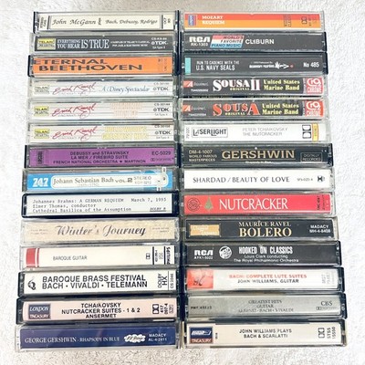 Classical/Baroque/Opera/Marches - Cassette Tapes - You Choose, VG+ to SEALED!