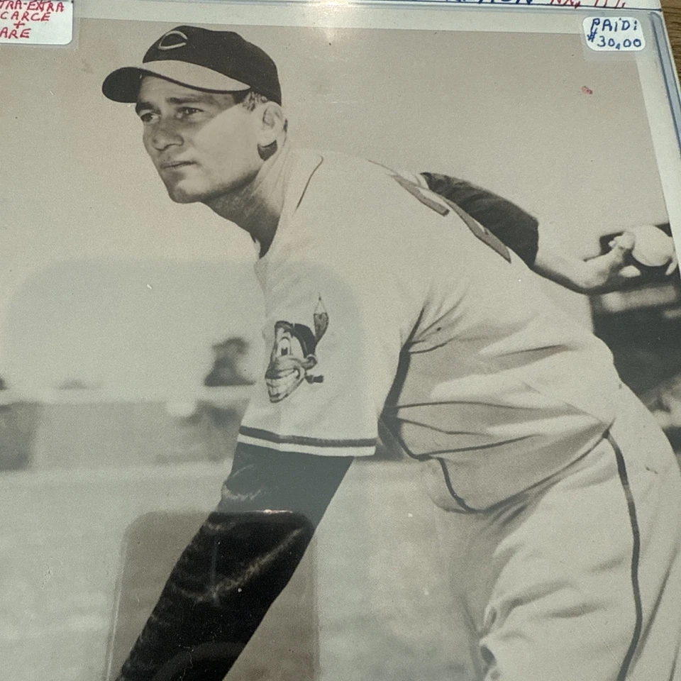 Dixie Lid Premium Bob Lemon 1953 ¡Extra escaso y raro! Cleveland Indians Foto 3 de 4