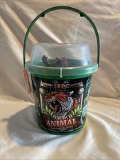 NEW 36pc Safari Wild Republic Animals Figurine Playset In Plastic Bucket