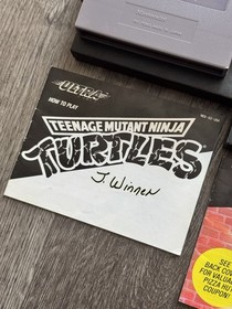 Nintendo NES Teenage Mutant Ninja Turtles 1 2 3 Game Lot TMNT - Tested/Works