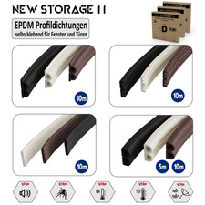 Fensterdichtung Türdichtung selbstklebend Dichtband Dichtung EPDM Gummi