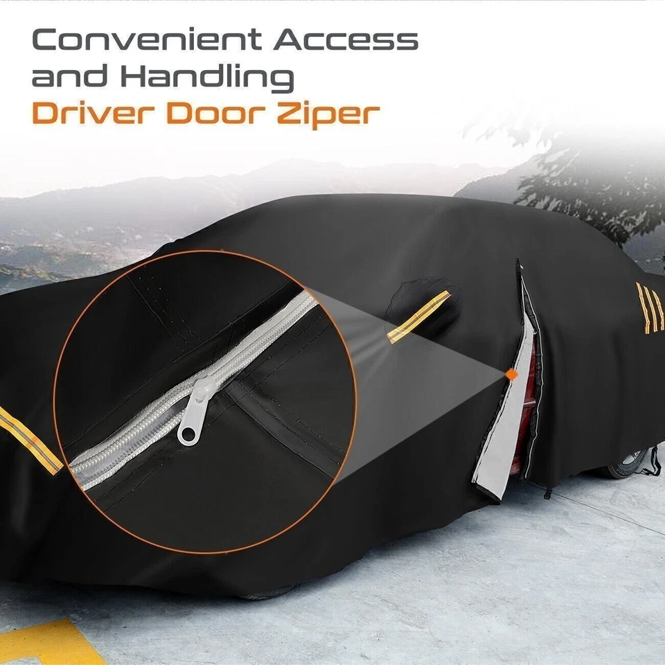 Se adapta a Nissan Altima Máxima Cubierta Completa de Coche Impermeable Nieve UV Todo Clima NUEVO Foto 3 de 4