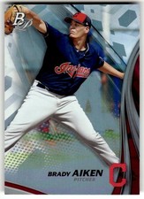 2017 Bowman Platinum #TP-BA Brady Aiken Top Prospects Cleveland Indians Baseball