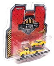 Greenlight 1/64 Scale 33200-A - 1967 Chevrolet C-30 Truck & 1969 Camaro - Yellow