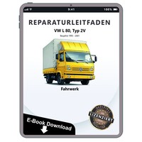 VW L 80 Typ 2V 1995-2001 Fahrwerk Achsen Lenkung Werkstatthandbuch PDF Datei