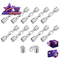 Kettenverschluss 7Mm 10 StüCk Mit KarabinerverschlüSsen FüR ArmbäNder DIY