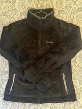 Columbia Benton Springs Fleece Jacket Full Zip Pockets Women s XL Soft Mock Neck