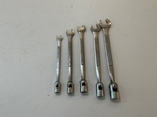 Vtg Craftsman 5 piece Saltus wrench set 3/8" to 3/4" USA made V, VV