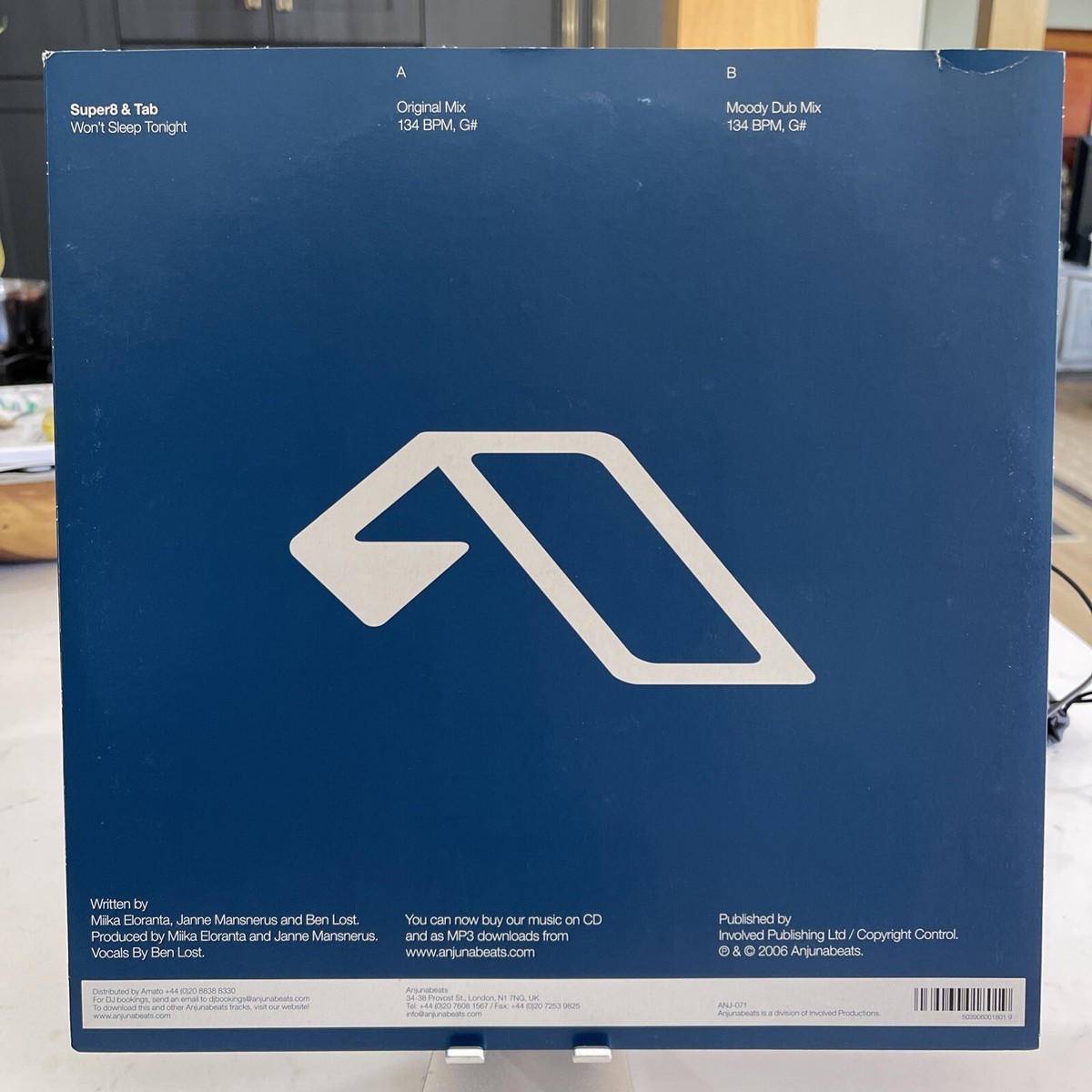 洋楽 Super8 & Tab - Won't Sleep Tonight 12\"EP Super8 & Tab - Won't Sleep Tonight 12 EP