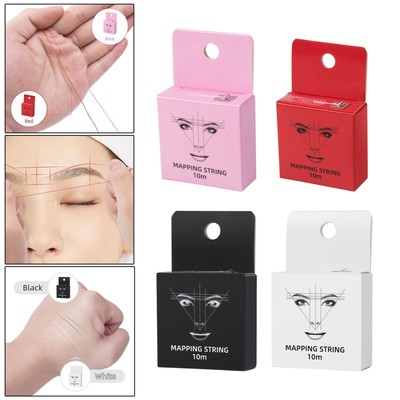 10 Meter vorgefärbte Mapping-Saiten Beauty-Tool für Microblading Augenbraue Frauen