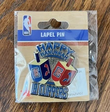 Los Angeles Clippers Logo HANUKKAH Lapel Pin Kawhi Leonard Paul George Harden