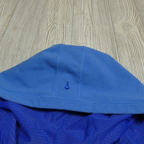Ivivva Basketball Warm Up Hoodie Girls Size 14 Blue Full Zip Sleeveless Vented - Picture 2 of 8