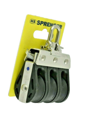 Sprenger S-Block Gleitlager 8 mm 3 Rollen, drehbar 35652 200 00