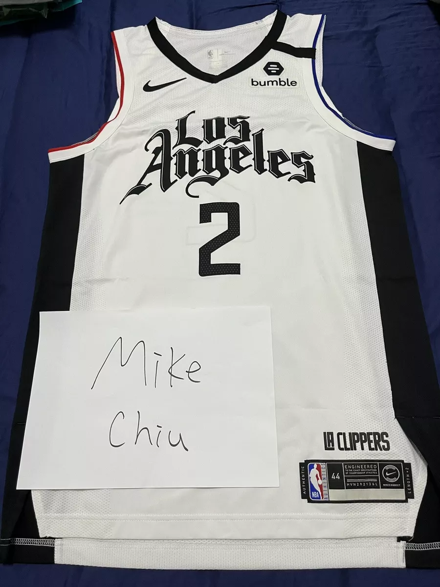 Kawhi Leonard Nike Authentic City Edition Clippers Jersey 