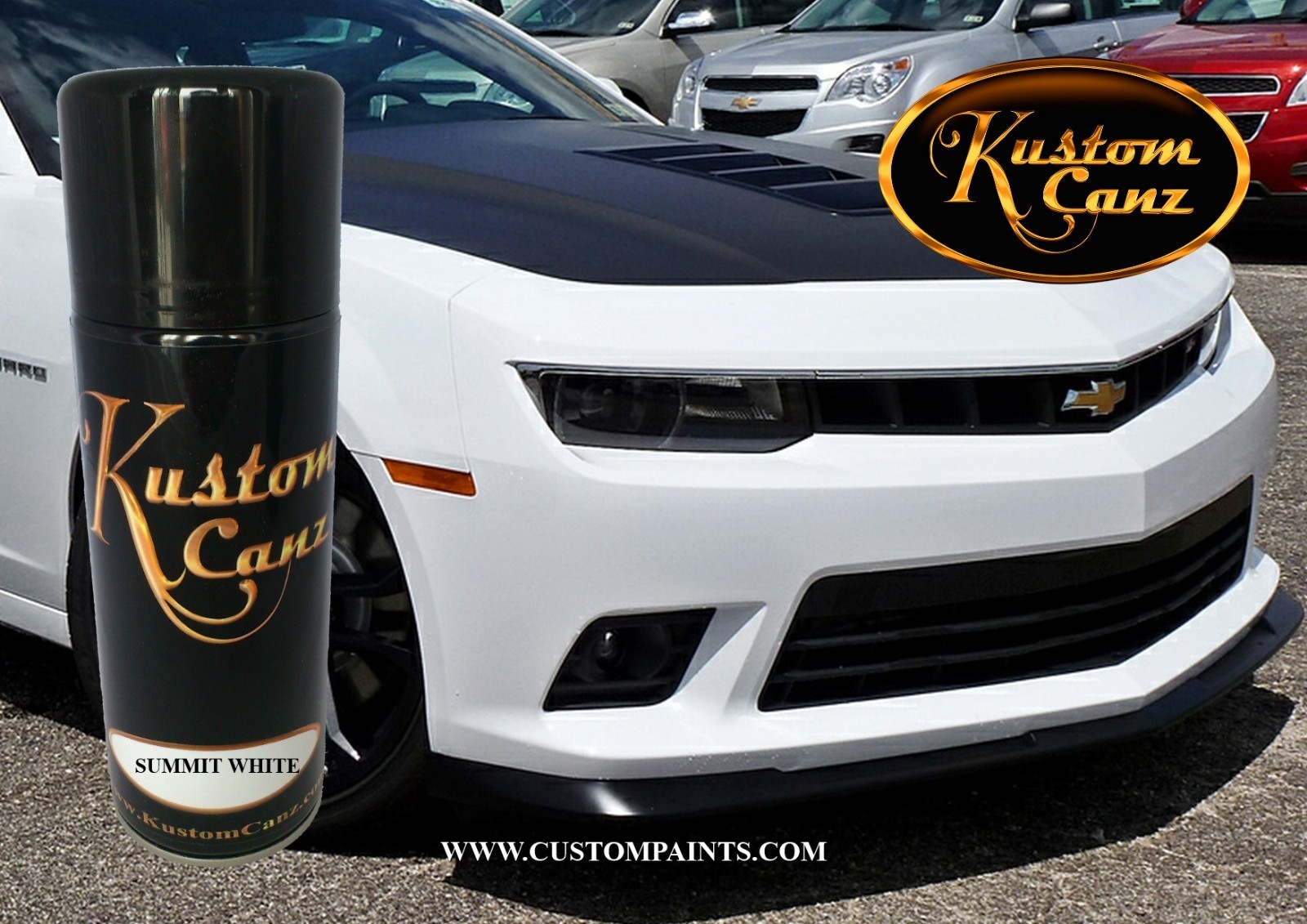 1 x 12oz Aerosol of CHEVROLET SUMMIT WHITE, AUTOMOTIVE PAINT, Auto