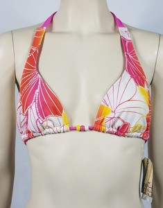 white halter neck bikini top