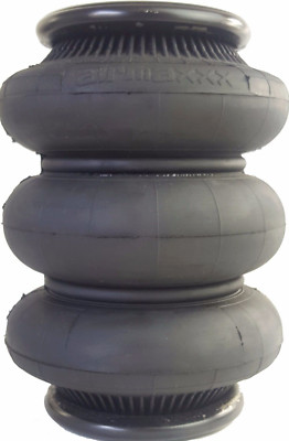 airmaxxx 2600 Triple Bellow Air Bag 1/2''NPT Port Air Ride Suspension Spring