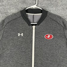 Jefferson City Jays Jacket Womens Under Armour XL Gray Cold Gear Full Zip