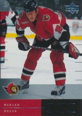 2000-01 Upper Deck Ice #28 MARIAN HOSSA - Ottawa Senators
