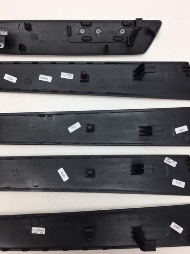 2009-2016 AUDI A4 S4 DOOR TRIM DASH CENTER CONSOLE FISH SCALE FISHSCALE TRIM SET - Picture 8 of 10