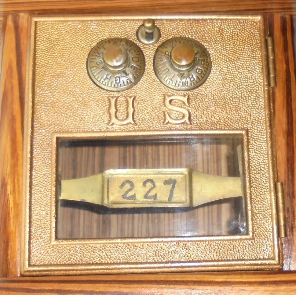 United States Post Office Lock Box Coin Bank 227 US Mail Box Zebra