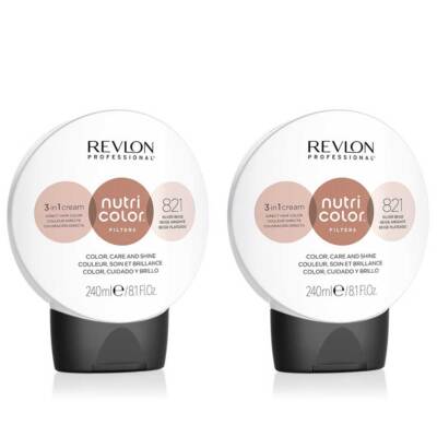 Revlon Nutri Color Filters 821 - 2x 240ml Hellblond Asch - Farbmaske