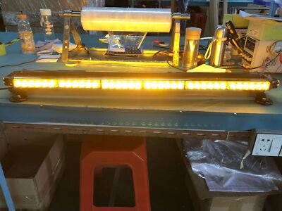 78 LED Amber Strobe Light Bar – Emergency Beacon Warning Light For Tow Trucks & Response Vehicles