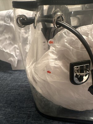 L’Academie Kelly drawstring clear backpack L main image 2