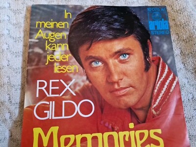7''Vinyl Single ''Rex Gildo Memories + In meinen Augen kann jeder lesen''(Schlager