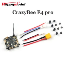 HappyModel Crazybee F4 Pro V2.0 Flight Controller BLHELIS 5A ESC SPI Receivers