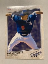 2018 Pat Venditte Card Oklahoma City Dodgers Team Card