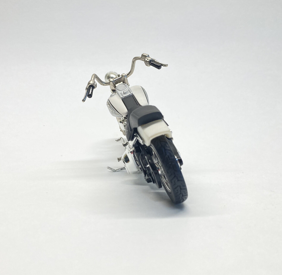 Hot Wheels Motorcycles Black Top Police Harley-Davidson Bike Metal