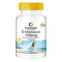 D-Mannose 1000 Mg - 100 Tabletten - Vegan - Hochdosiert | Warnke Vitalstoffe
