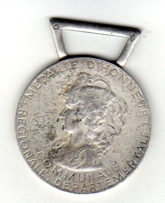 Médaille D'honneur Communale Régionale Départementale - Décoration Française, Occasion