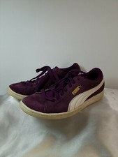 Puma Vikky Sneakers Purple Suede White Stripe...