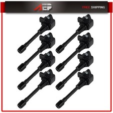 8 Ignition Coils For Infiniti for QX80 5.6L 2014 2015 2016 2017 2018 2019 Front