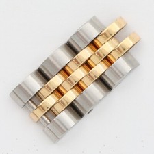 Link Rolex Rolex 3 pieces links hollow Jubilee steel  gold 10.0mm wide for 26mm