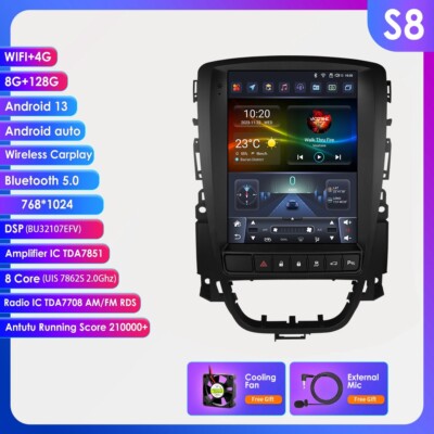 9.7'' Android 13 Autoradio GPS Navi 8+128GB Für Opel Astra J Buick EXCELLE Verano