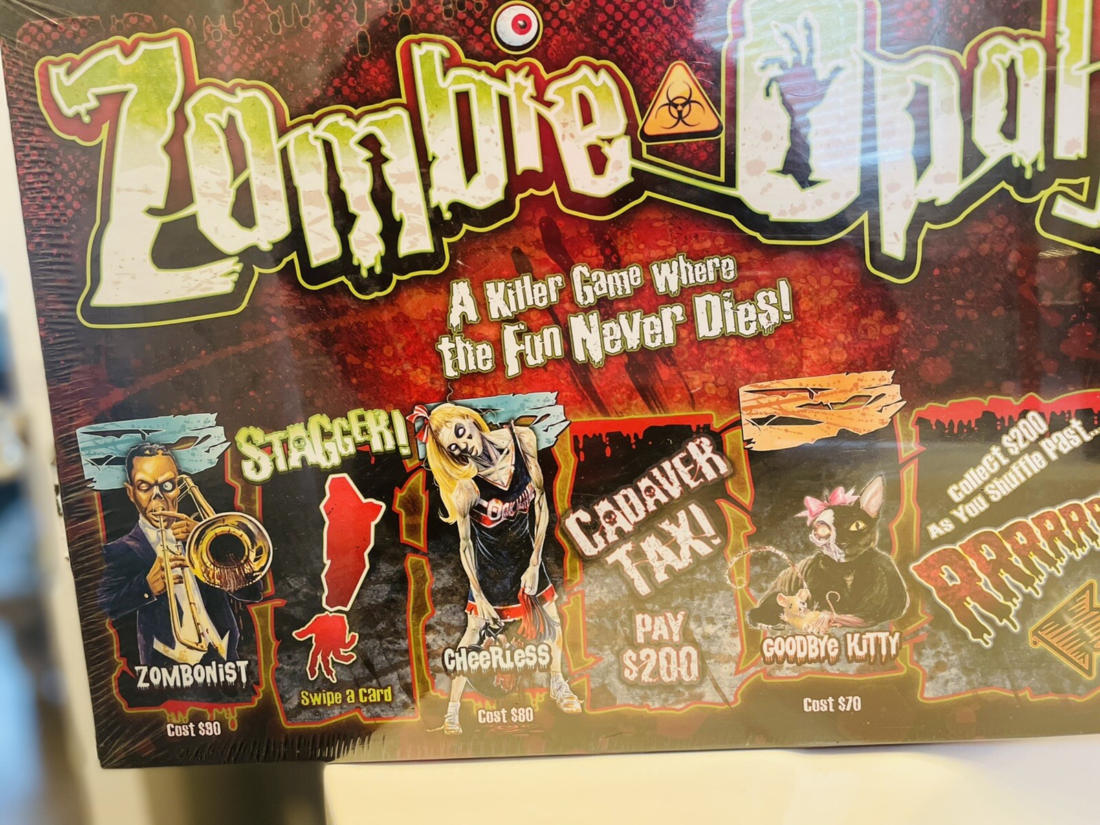 New Zombie-Opoly Board Game - 2 to 6 Play 730799002984 | eBay