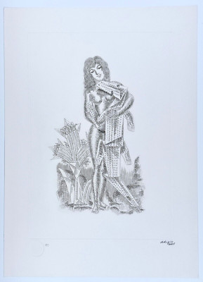 ADIGIO BENITEZ Cuban hand signed limited edition original art print etching