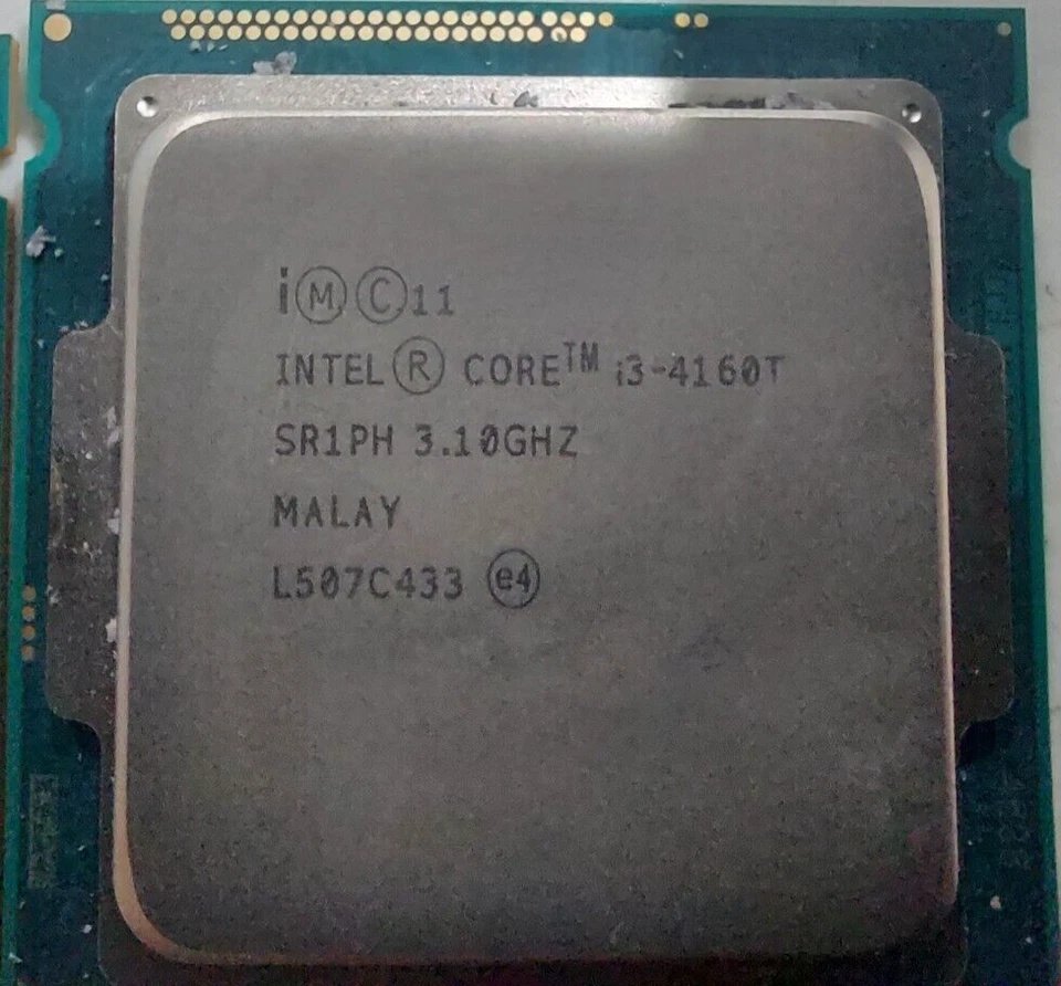 Lot of 2 Intel Dual Core i3-4160T 3.1GHz 3MB CPU Processor LGA1150 SR1PH Tested! - Image 3 of 4