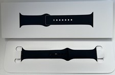 Apple Watch Series 9 45mm Midnight Sport Band M/L Stainless Steel Pin Authentic