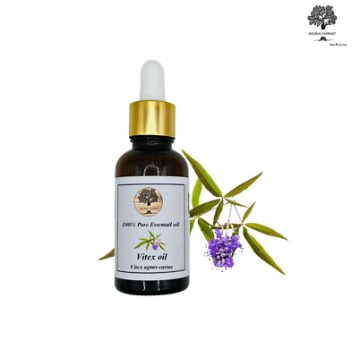 100% Wild Pure Essential Vitex Agnus Castus Oil | Chaste Tree Berry