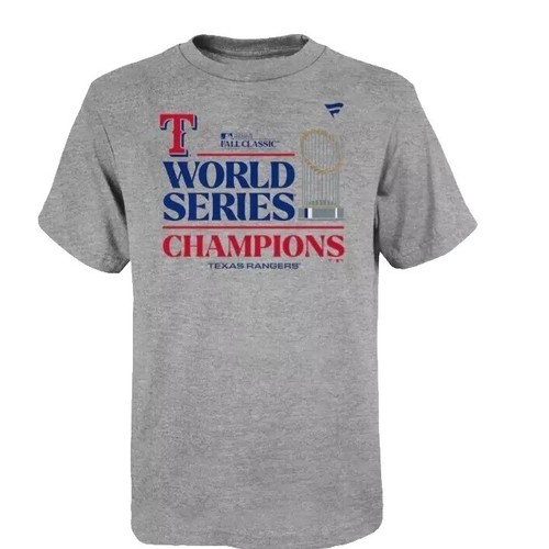 47 Texas Rangers T-Shirt Men's XL 2023 World Series Champions Blue