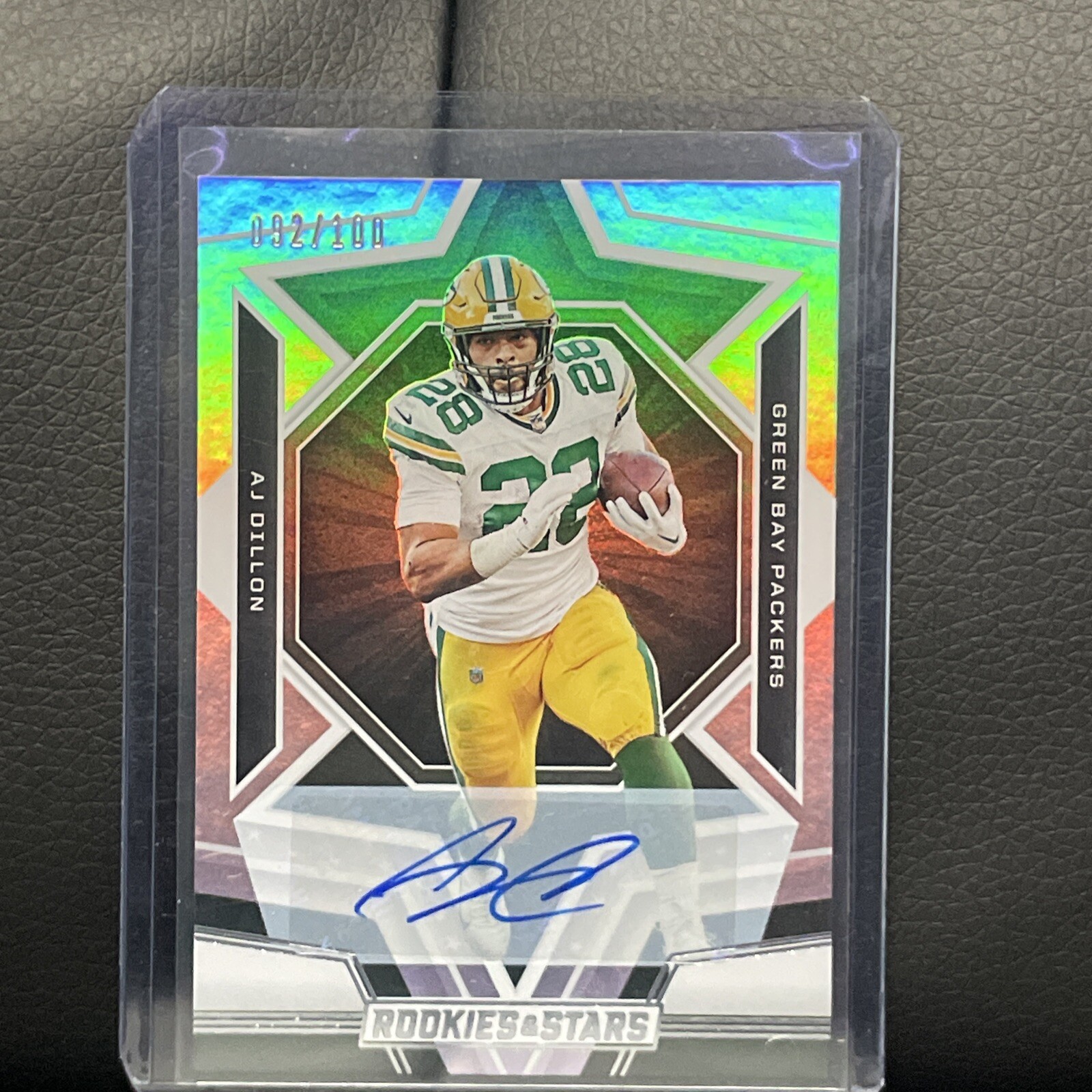 Aj Dillon Autograph Rookies And Star 92/100