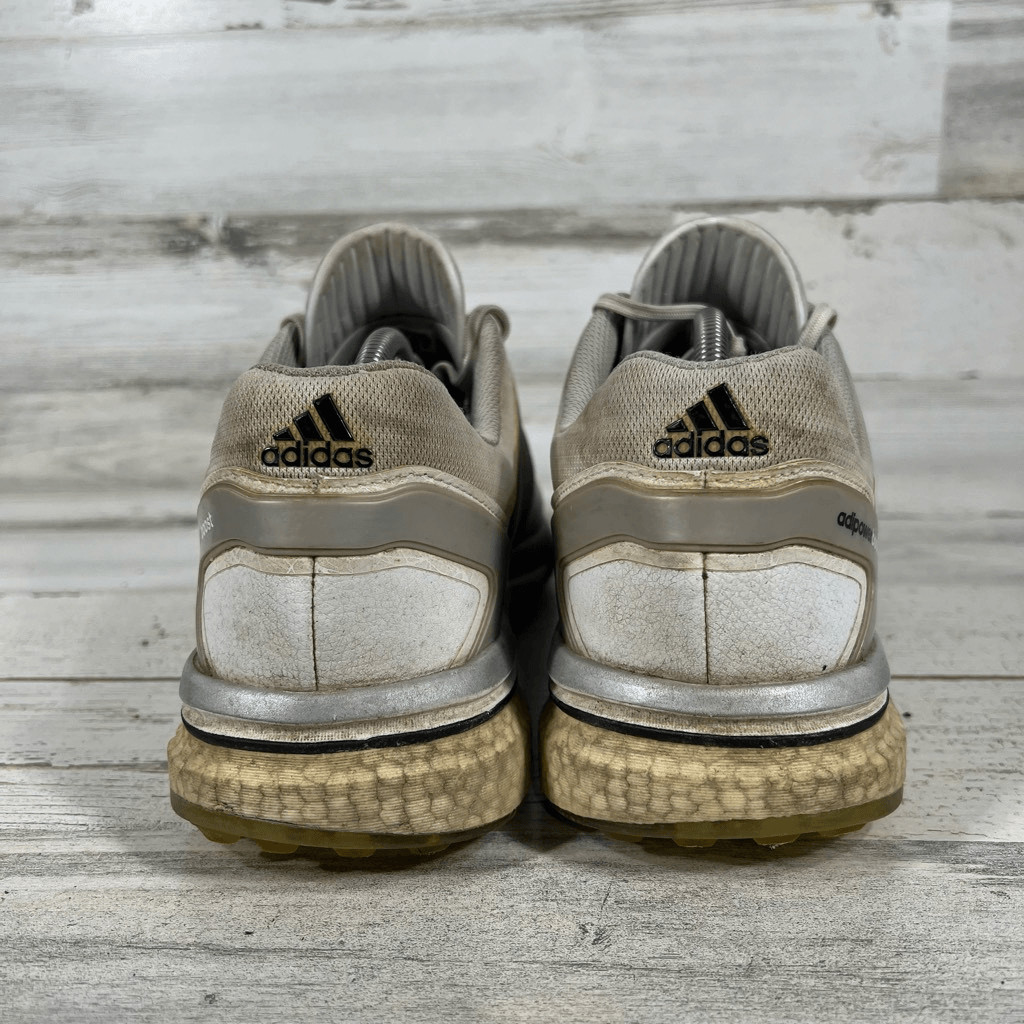 Adidas Mens Adipower Boost Golf Shoes White Beige Lace Up Low Top Size 10.5 thumbnail 3