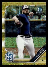 Logan Allen 2019 Bowman #BCP-19 Chrome Prospects Gold Shimmer /50